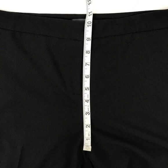 Vince Camuto Straight Leg Trousers Women's Plus Size 14 Black Stretch Pockets - Picture 7 of 10